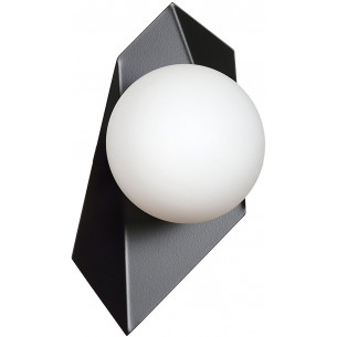 Drifton black&amp;white modern glass wall lamp Emibig