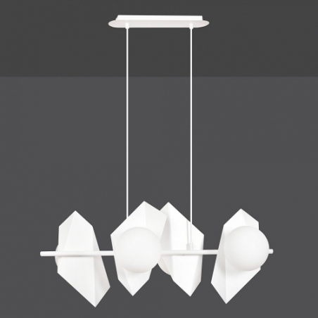 Drifton IV white modern pendant lamp Emibig