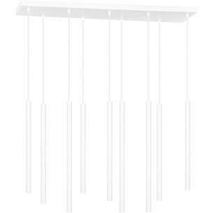 Selter IX white tubes pendant lamp Emibig