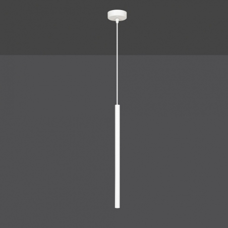 Selter 8 white minimalistic tube pendant lamp Emibig