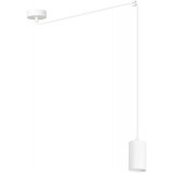 Traker white adjustable pendant lamp Emibig