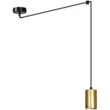 Traker black&amp;gold glamour pendant lamp Emibig