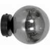 Rossi 15 black&amp;graphite glass ball wall lamp Emibig