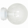 Rossi 15 white&amp;clear glass ball wall lamp Emibig