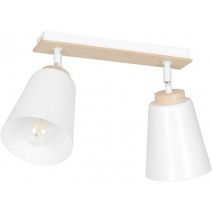 Atlas II white scandinavian ceiling spotlight Emibig