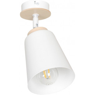 Atlas white scandinavian ceiling spotlight Emibig