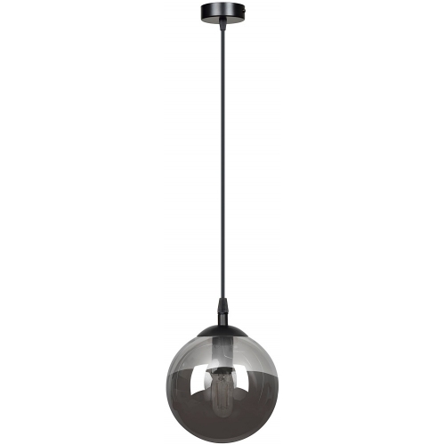 Cosmo 12 black&amp;graphite glass ball pendant lamp Emibig