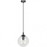 Cosmo 12 black&amp;transparent glass ball pendant lamp Emibig