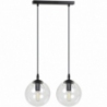 Cosmo II black&amp;transparent glass balls pendant lamp Emibig