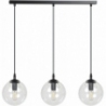 Cosmo III black&amp;transparent glass balls pendant lamp Emibig