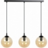 Cosmo III black&amp;honey glass balls pendant lamp Emibig