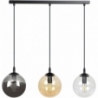 Cosmo III black&amp;multicolour glass balls pendant lamp Emibig
