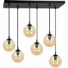 Cosmo VI black&amp;honey glass balls pendant lamp Emibig
