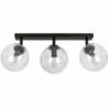 Tofi III black&amp;clear adjustable glass balls ceiling lamp Emibig