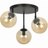Tofi IIIA premium black&amp;honey adjustable glass balls ceiling lamp Emibig