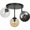 Tofi IIIA premium black&amp;multicolour adjustable glass balls ceiling lamp Emibig