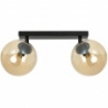 Tofi II black&amp;honey adjustable glass balls ceiling lamp Emibig