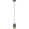 Fumiko 8 black&amp;gold tube pendant lamp Emibig