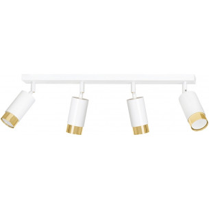 Hiro IV white&amp;gold 4 points ceiling spotlight Emibig