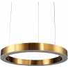 Duża Lampa mosiężna wisząca Circle LED 100 Step Into Design do salonu w stylu glamour