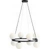 Krone Black VIII 68 white&amp;black glass balls pendant lamp Aldex