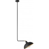 Industrialna Lampa sufitowa na wysięgniku Escape Long Black czarna Aldex do salonu i kuchni