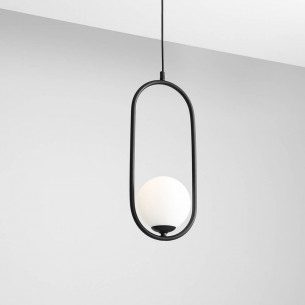 Riva Black 18 white&black glass ball designer pendant lamp Aldex