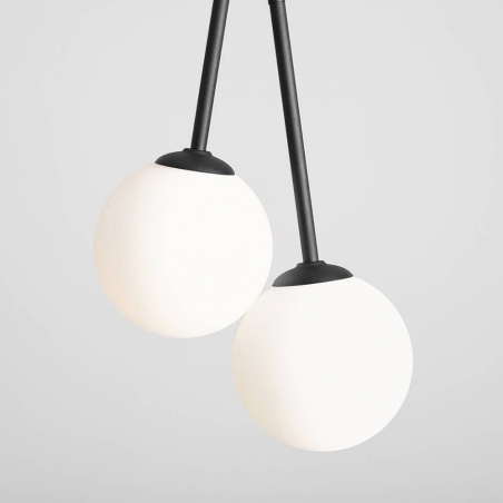 Bosso Black IV white&amp;black glass balls pendant lamp Aldex