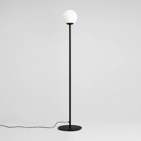 Pinne Black white&amp;black glass ball floor lamp Aldex
