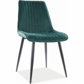 Kim green velvet chair Signal