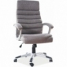 Q-087 grey upholstered office armchair Signal