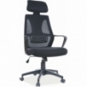 Q-935 black office chair with headrest Signal