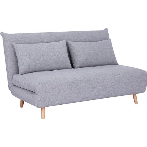 Spike II grey&amp;beech upholstered sofa bed Signal