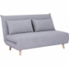 Spike II grey&amp;beech upholstered sofa bed Signal