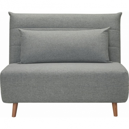 Spike II grey&amp;beech upholstered sofa bed Signal