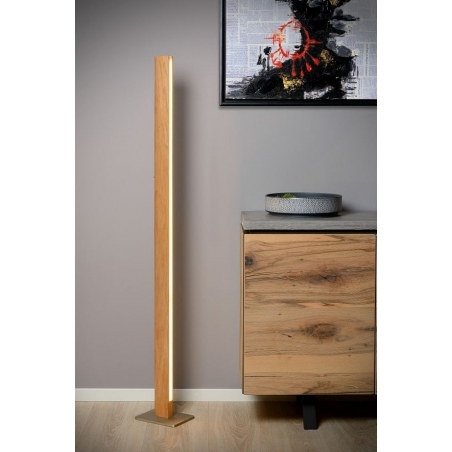 Sytze 151 Led light wood wooden floor lamp Lucide