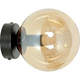 Polish Rossi 15 black&honey glass ball wall lamp Emibig - modern&designer lighting