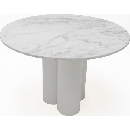 Designerski Stół okrągły marmurowy Object035 110 biały NG Design do jadalni