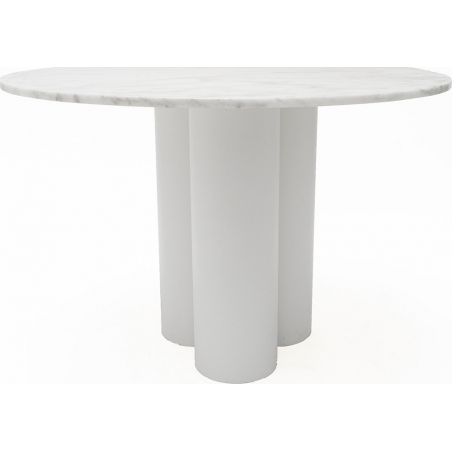 Object035 110 white round marble dining table NG Design