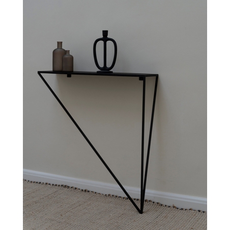 Object036 black metal console table NG Design
