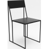 Krzesło metalowe designerskie Object045 czarne NG Design do jadalni