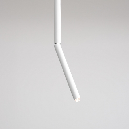 Stick All White L white tube semi flush ceiling light Aldex