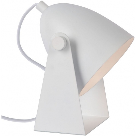 Chago white scandinavian desk lamp Lucide