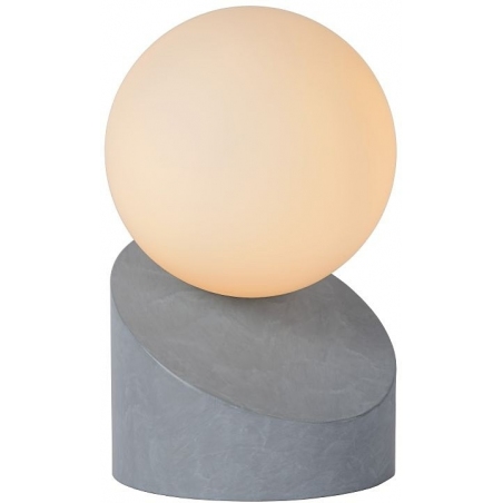 Len grey glass table lamp Lucide