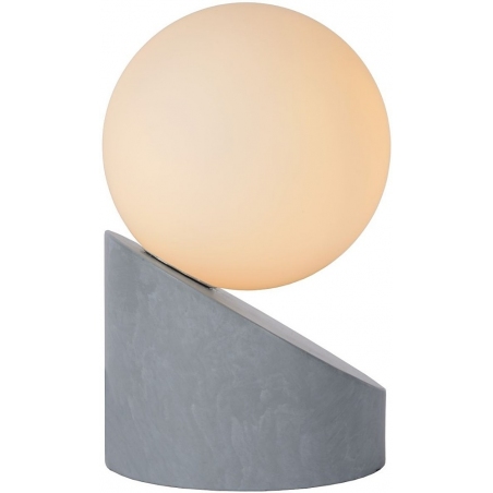 Len grey glass table lamp Lucide