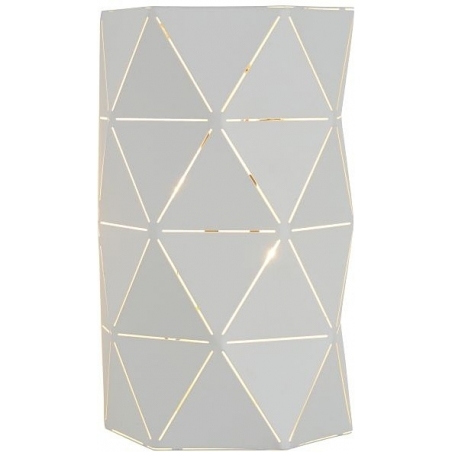 Otona white geometric wall lamp Lucide
