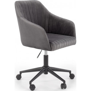 Fresco Velvet grey youth office chair Halmar