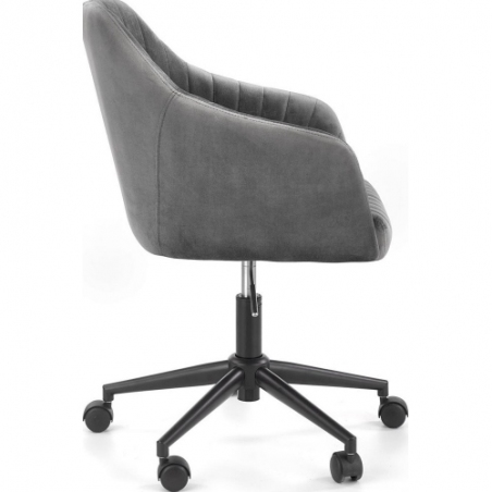 Fresco Velvet grey youth office chair Halmar