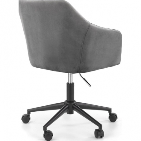 Fresco Velvet grey youth office chair Halmar