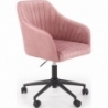 Fresco Velvet pink youth office chair Halmar